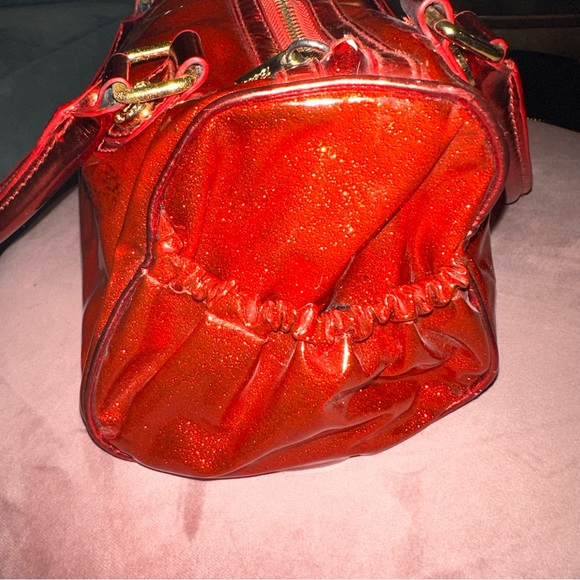 Betseyville by Betsey Johnson red glitter purse - Picture 3 of 9